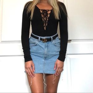 Lace-up Bodysuit
